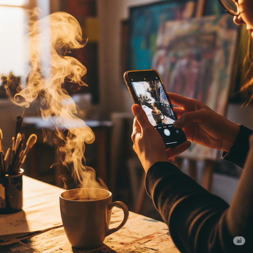 take a pic of your coffee for the socials